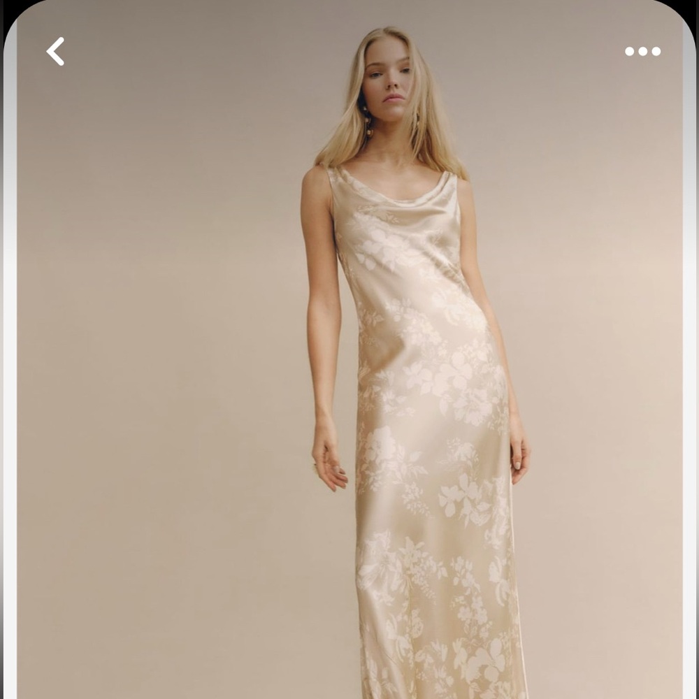 Reformation Annabelle Silk Dress - Picture 3 of 4